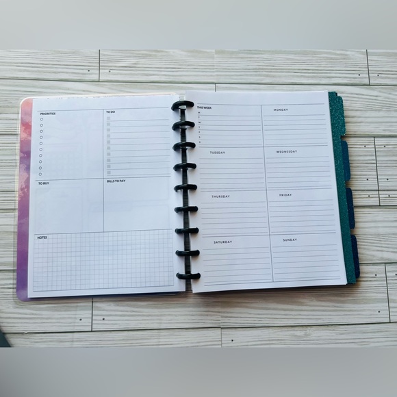 Hand Crafted Office Happy Planner Classic Size Weekly Layout Moon Of My Life Poshmark